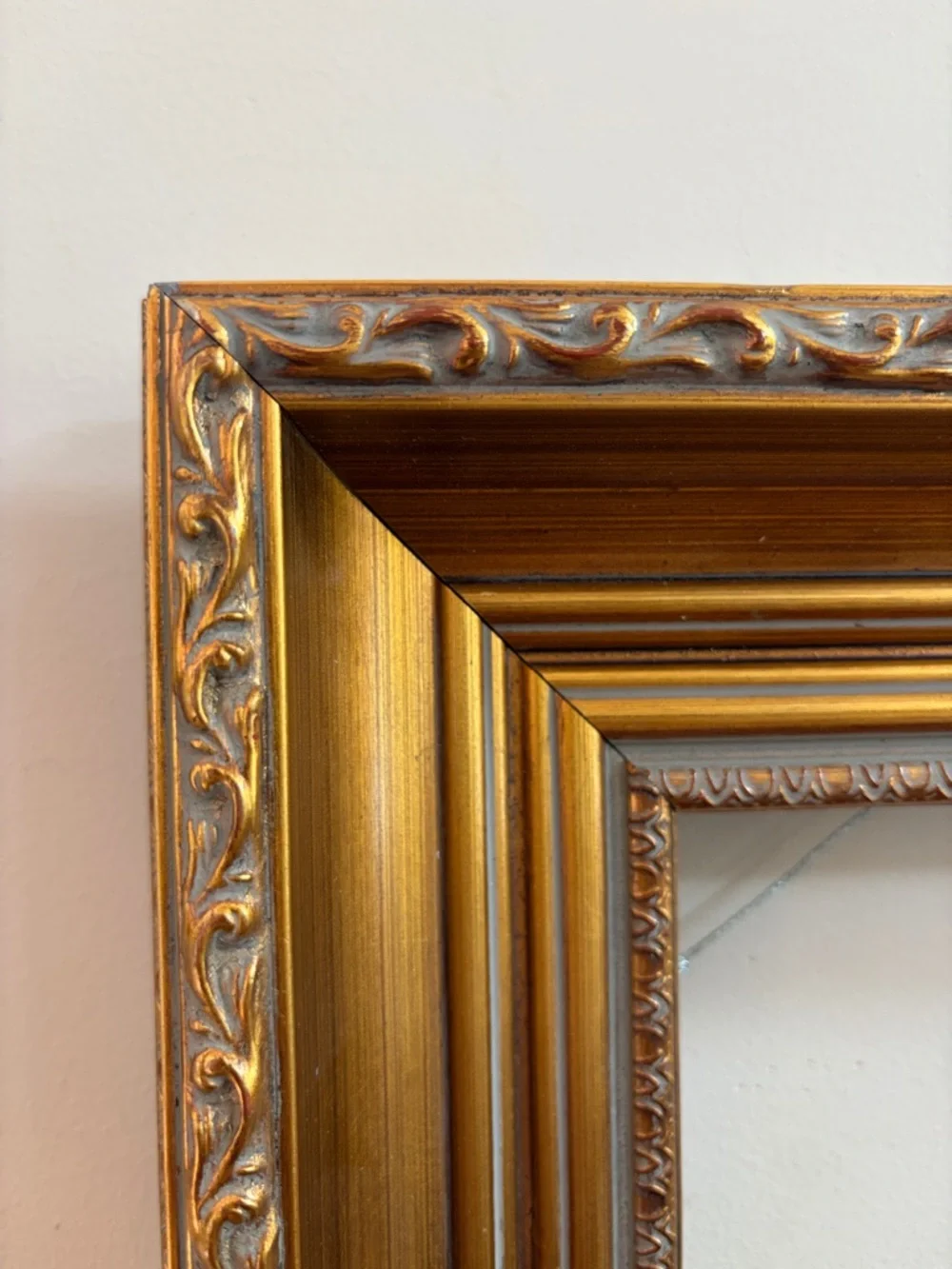 Gold Leaf Ornate Embossed Wood Picture Frame Art Artwork Wall Decor Home Accents